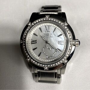 Invicta Women’s Wildflower Stainless Steel Analog Mother of Pearl Watch